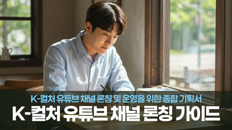 K-컬처 유튜브 채널 론칭 및 운영을 위한 종합 기획서